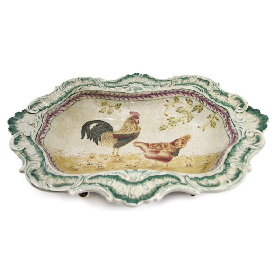 Блюдо Rooster and Chicken