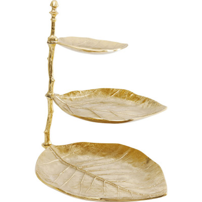 Блюдо трёхъярусное Golden Leaves