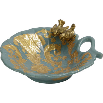 Блюдо фарфоровое Две птички Two