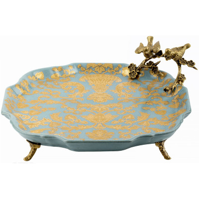 Блюдо фарфоровое Птичий взгляд Lolo