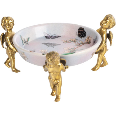 Блюдо фарфоровое Трио ангелов Joy