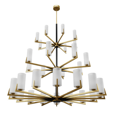Большая люстра из латуни Brass Candle
