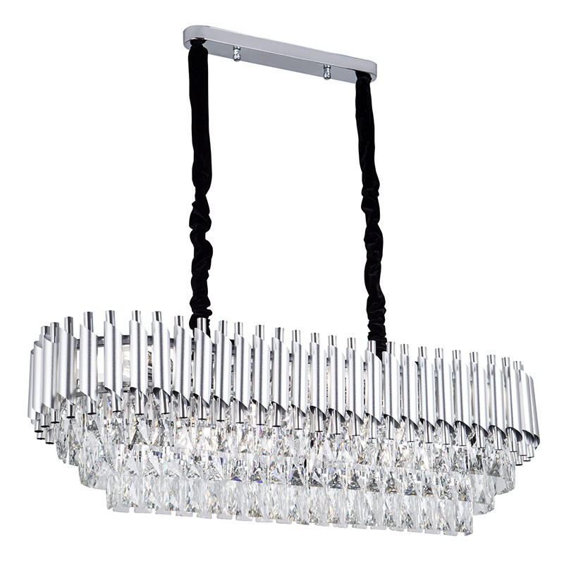 Большая многоярусная люстра Empire Crystal Silver