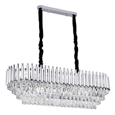 Большая многоярусная люстра Empire Crystal Silver