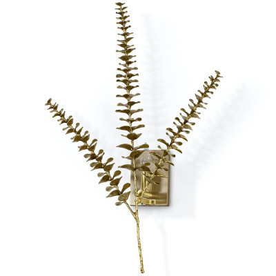 Бра Brass Eucalyptus Branches Lighting Wall Lamp