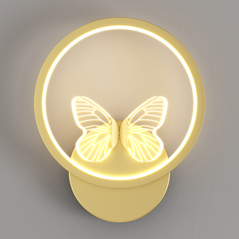 Бра Butterfly Gold Circle Wall Lamp