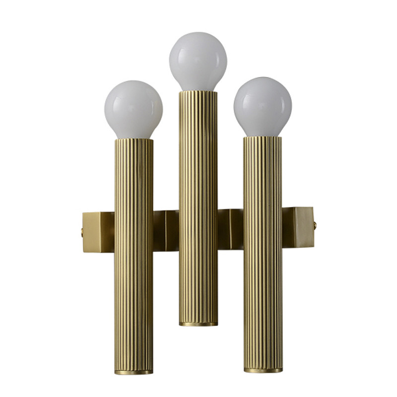 Бра Corrugated Brass Wall Lamp