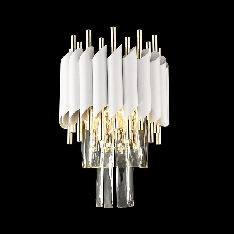 Бра Curve Черный Белый