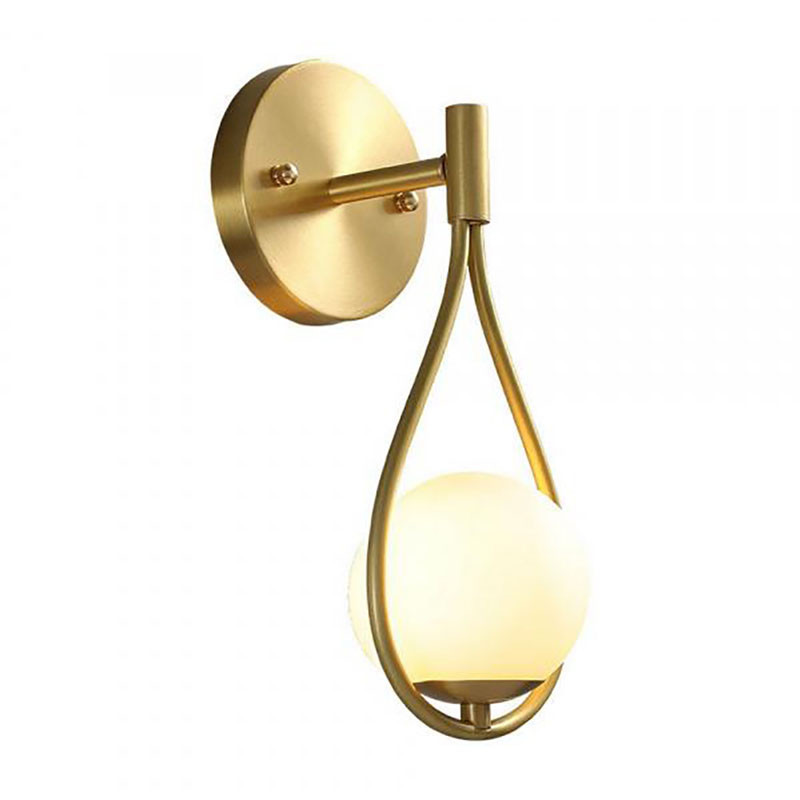 Бра Drop Pearls с Плафоном Gold