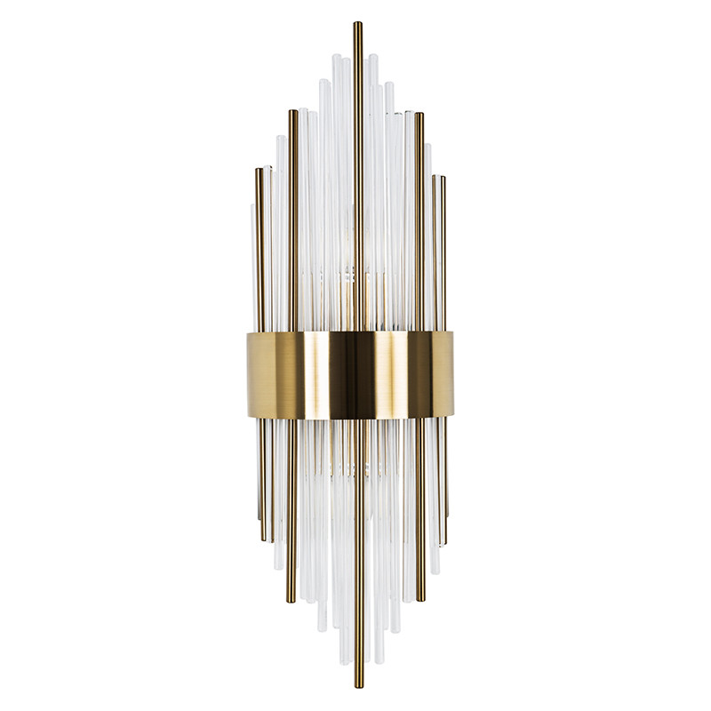 Бра Flutes с Латунным металлом