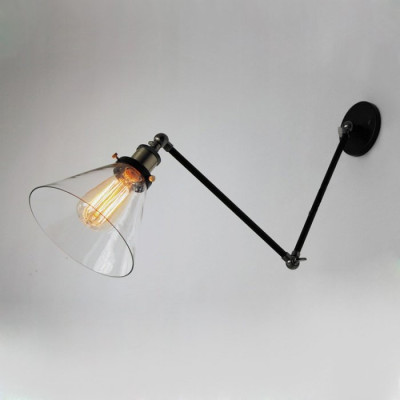 Бра Gloce Cone Shade Loft Industrial Glass