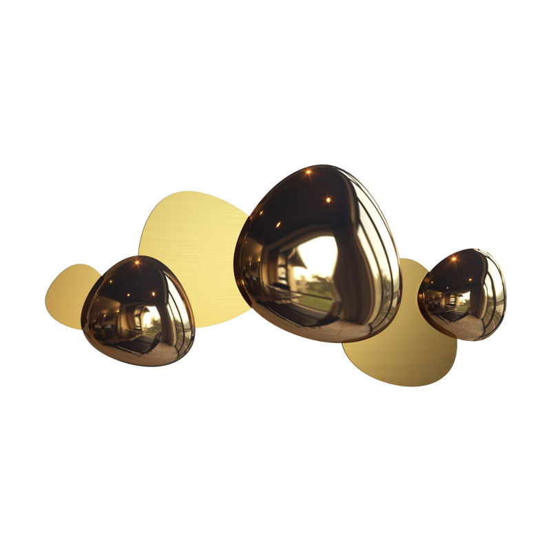 Современное Бра Gold Matt & Gloss 2