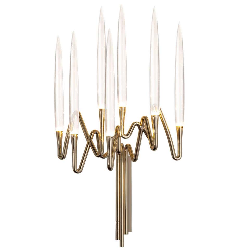 Бра Golden candle 3 Wall Sconce 7 ламп