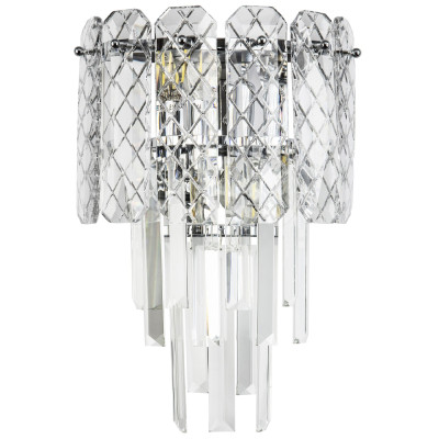 Бра Harmonica Crystal Chrome Wall Lamp