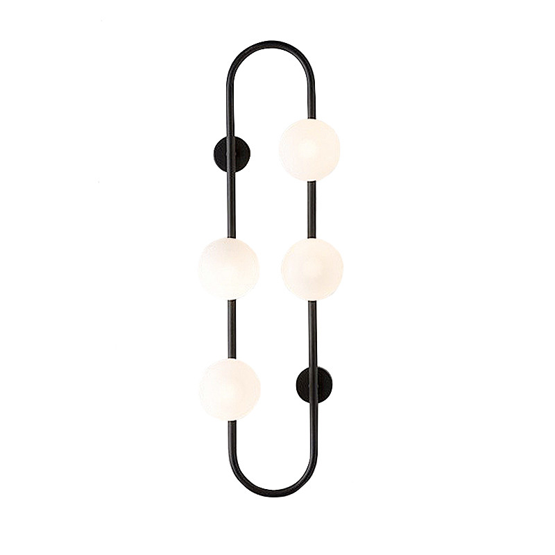 Бра HOOP WALL Lamp Black 4