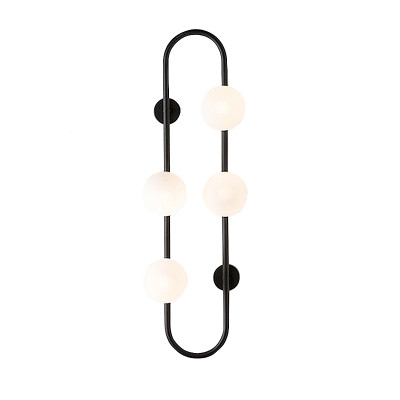 Бра HOOP WALL Lamp Black 4