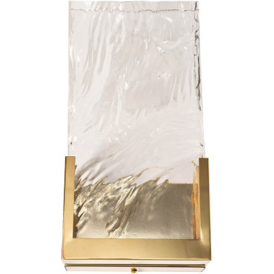 Бра led glass space gold
