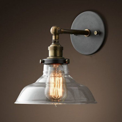 БРА LOFT CLEAR GLASS CLOCHE II