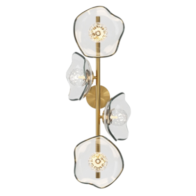 Бра Lots of transparent lotuses