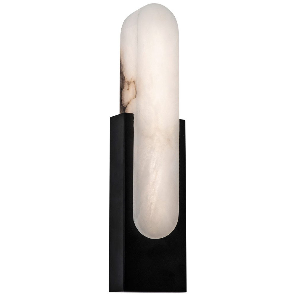 Бра MIRCA светильник с имитацией камня Stone Black Wall Lamp