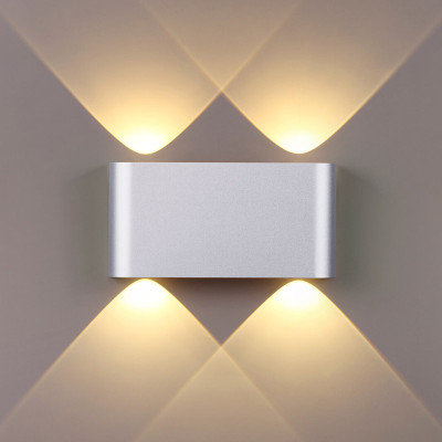 Бра Obverse Silver Rectangle A Wall lamp