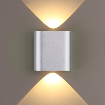 Бра Obverse Silver Square Wall lamp