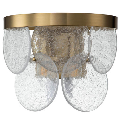 Бра Petals Латунь и Стекло Pulegoso