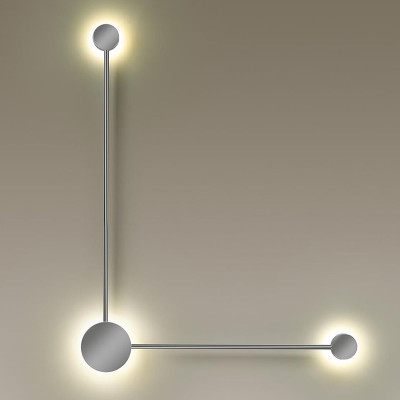 Бра Pin Wall Light Chrome Angle