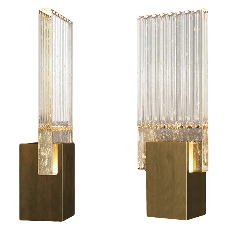Бра PLEATED GLASS SCONCE