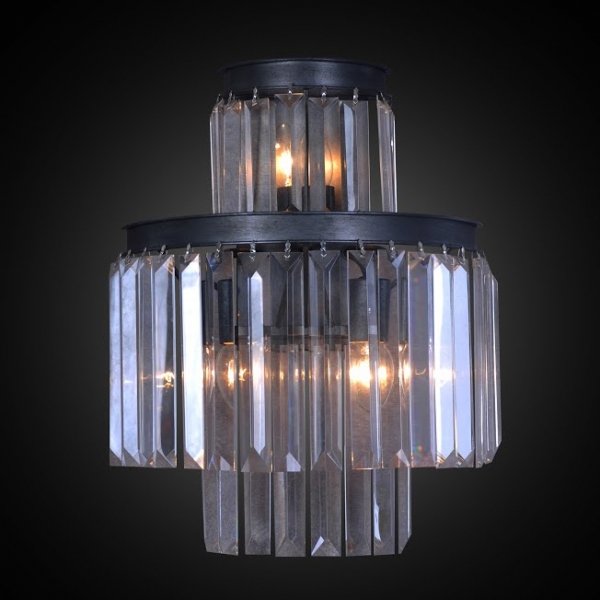 Бра Odeon Clear Glass Fringe Bra - 3 rings