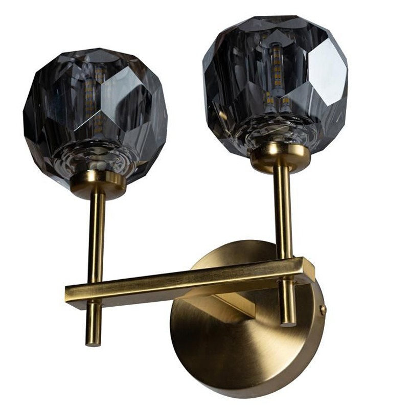 Бра Boule de Cristal Double Sconce smoky
