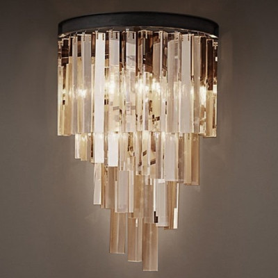 Бра Glass Odeon Crystal Amber