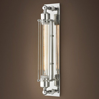 Бра Loft Industrial Edison EDISON Cage Polished Nickel