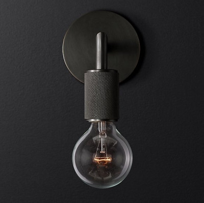 Бра Utilitaire Single Sconce Black