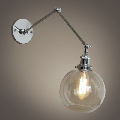 Бра Round Iron Joints Chrome