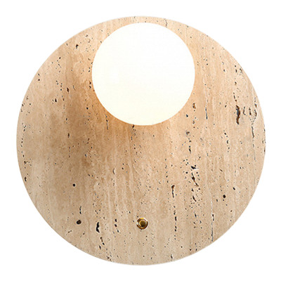Бра STIAN TRAVERTINE WALL Круг