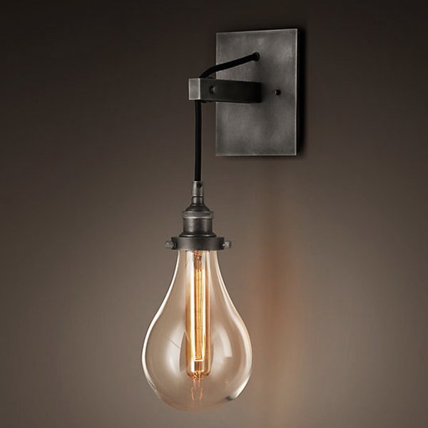 Бра Teardrop Glass Filament Sconce