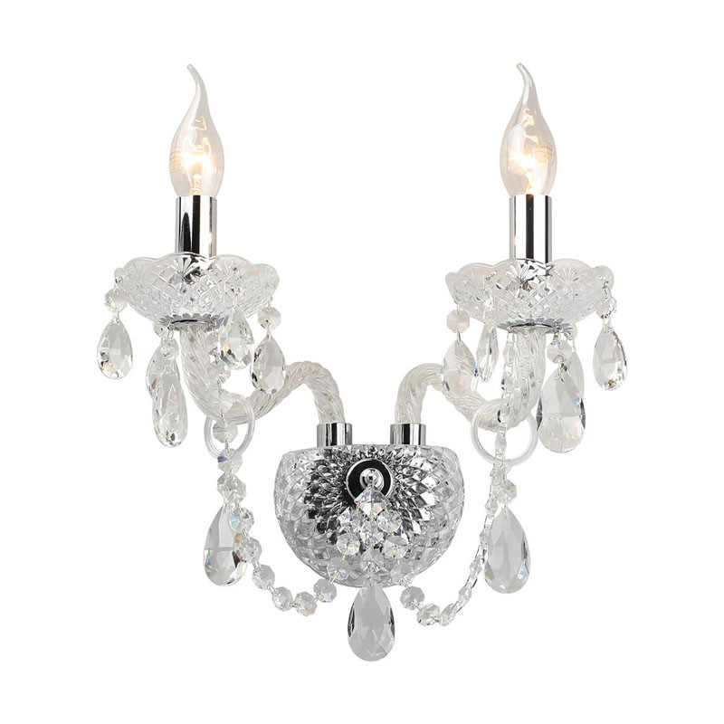 Бра Tears Хрустальное на две лампы