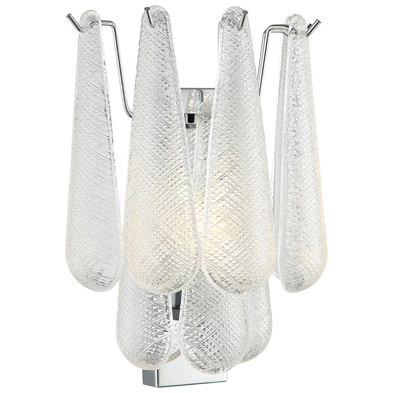 Бра Textured Glass Drops Wall Lamp