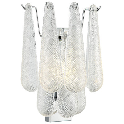 Бра Textured Glass Drops Wall Lamp