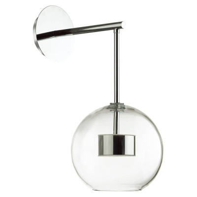 Бра Transparent Bubble Sconce chromium