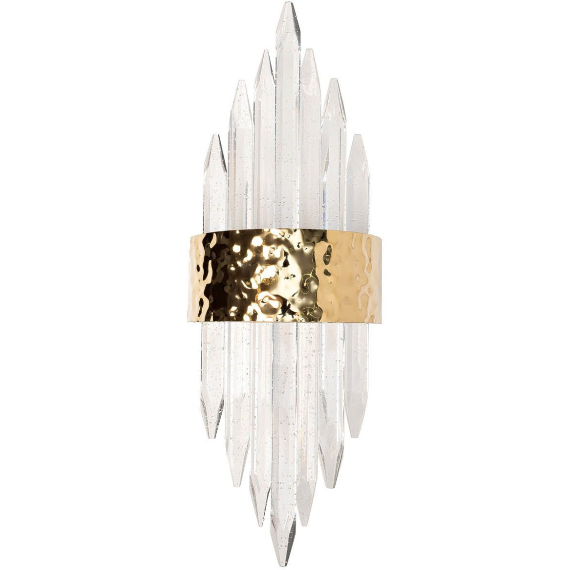 Бра Transparent glass gold