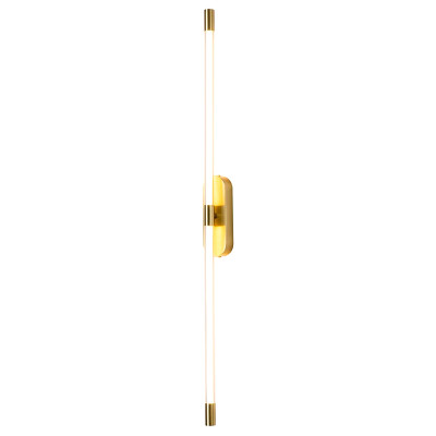 Бра Trumpet tube Double Золотое 80 см