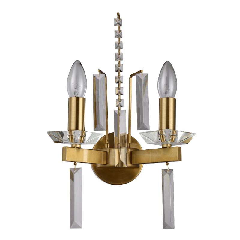 Бра Vivien Crystal Brass Wall Lamp