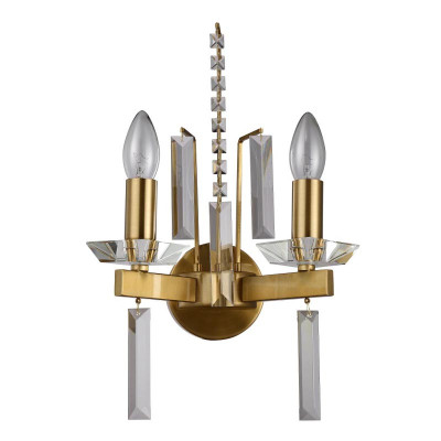 Бра Vivien Crystal Brass Wall Lamp
