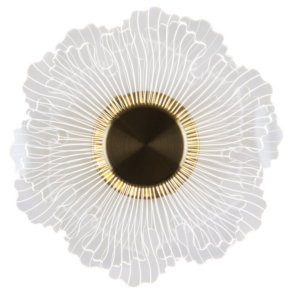 Бра в виде цветка Loggia White Flower Acrylic Wall Lamp