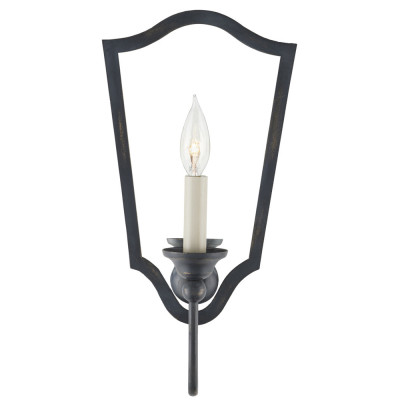 Бра для ванной Black Minimalist Sconce