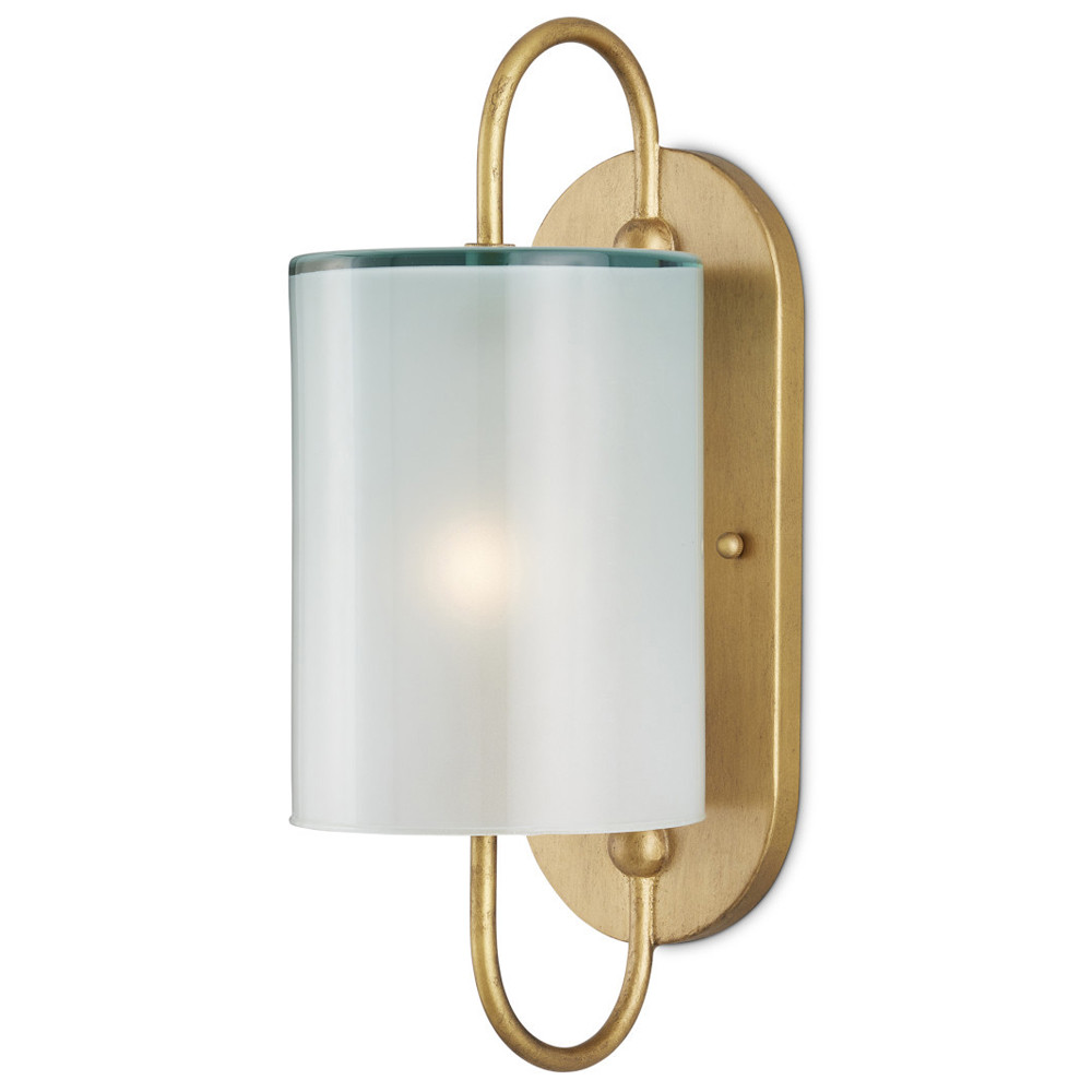 Бра для ванной с матовым стеклянным абажуром Softly Emit Light