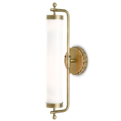 Бра для ванной с молочным стеклянным абажуром Softly Emit Light