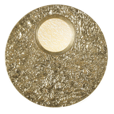 Бра круглое фактурное в форме диска Flicker